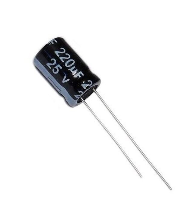 220uf-25v 220uF / 25V Electrolytic Capacitor