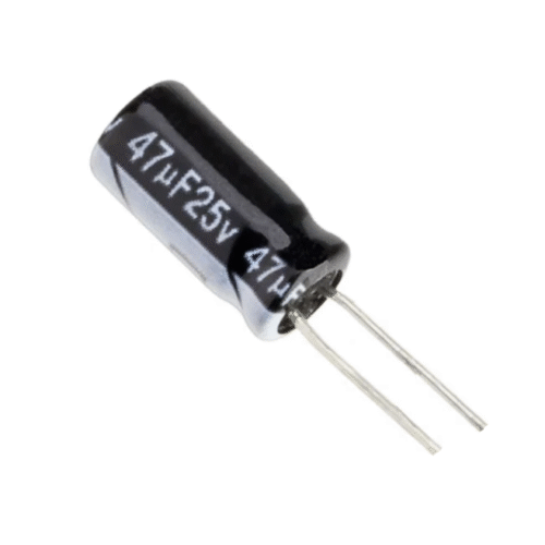 47uF / 25V Electrolytic Capacitor