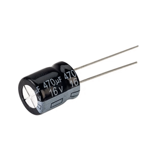470uF / 16V Electrolytic Capacitor