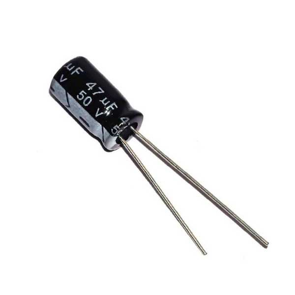 47uF / 50V Electrolytic Capacitor