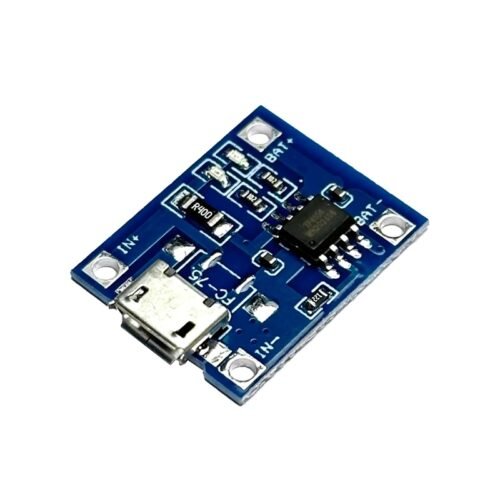 TP4056 Lithium Battery Charger Module (With Protection) (Micro USB)